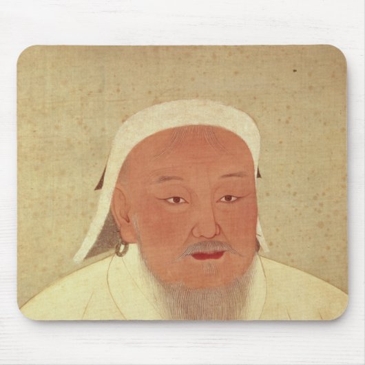 Portret van Genghis Khan, Mongol Khan Muismat (Voorkant)