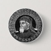 Portret van Geoffrey Chaucer Button (Voorkant)