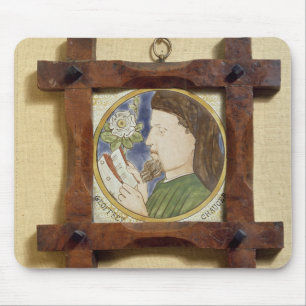 Portret van Geoffrey Chaucer (c.1340-1400) (cerami Muismat