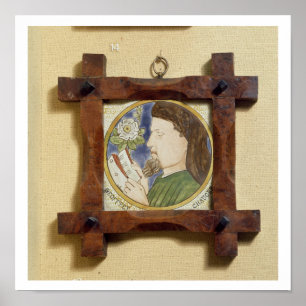Portret van Geoffrey Chaucer (c.1340-1400) (cerami Poster