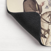 Portret van Geoffrey Chaucer-facsimile van Muismat (Hoek)