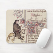 Portret van Geoffrey Chaucer-facsimile van Muismat (Met muis)