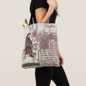 Portret van Geoffrey Chaucer-facsimile van Tote Bag (Dichtbij)