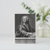 Portret van Georg Philipp Telemann Briefkaart (Staand voorkant)