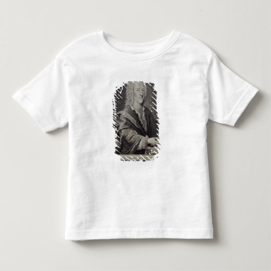 Portret van Georg Philipp Telemann Kinder Shirts (Voorkant)