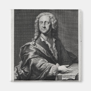 Portret van Georg Philipp Telemann Magneet