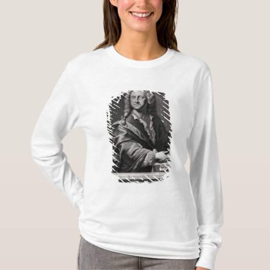 Portret van Georg Philipp Telemann T-shirt (Voorkant)