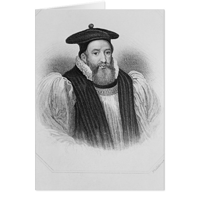 Portret van George Abbot aartsbisschop van (Voorkant)