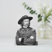 Portret van George Armstrong Custer Briefkaart (Staand voorkant)