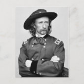 Portret van George Armstrong Custer Briefkaart (Voorkant)
