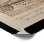 Portret van George Berkeley Bishop Poster (Hoek)