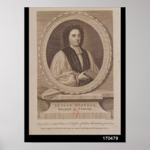 Portret van George Berkeley Bishop Poster