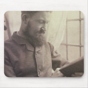 Portret van George Bernard Shaw (1856-1950) als Y Muismat