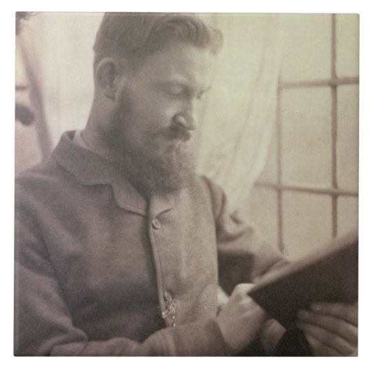 Portret van George Bernard Shaw (1856-1950) als Y Tegeltje (Voorkant)