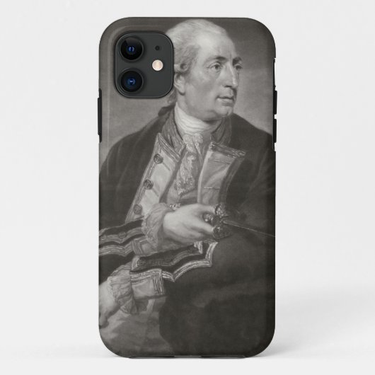 Portret van George Farmer (1732-79) Kapitein HMS Case-Mate iPhone Case (Achterkant)
