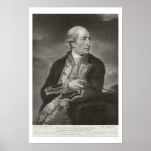 Portret van George Farmer (1732-79) Kapitein HMS Poster