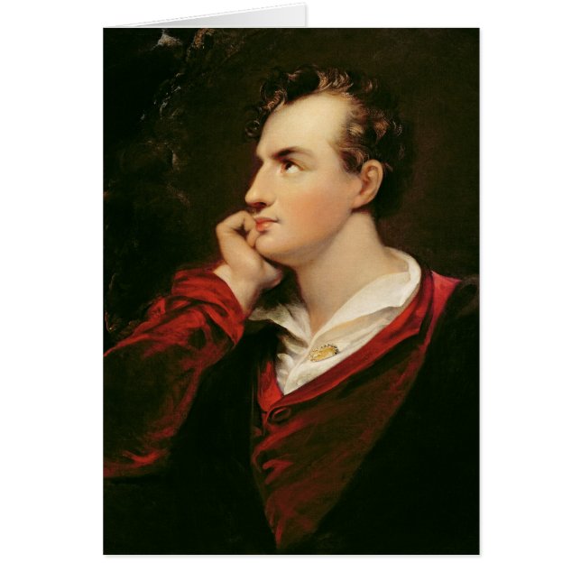 Portret van George Gordon Byron 6th Baron (Voorkant)