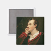 Portret van George Gordon Byron 6th Baron Magneet (Voorkant / Achterkant)