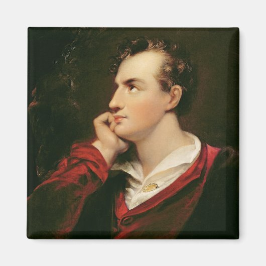 Portret van George Gordon Byron 6th Baron Magneet (Voorkant)