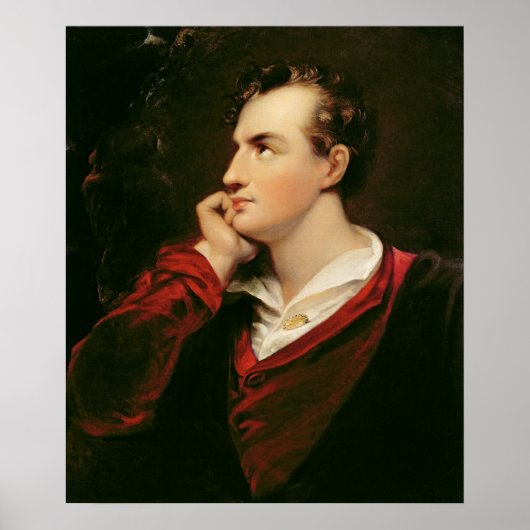 Portret van George Gordon Byron 6th Baron Poster (Voorkant)