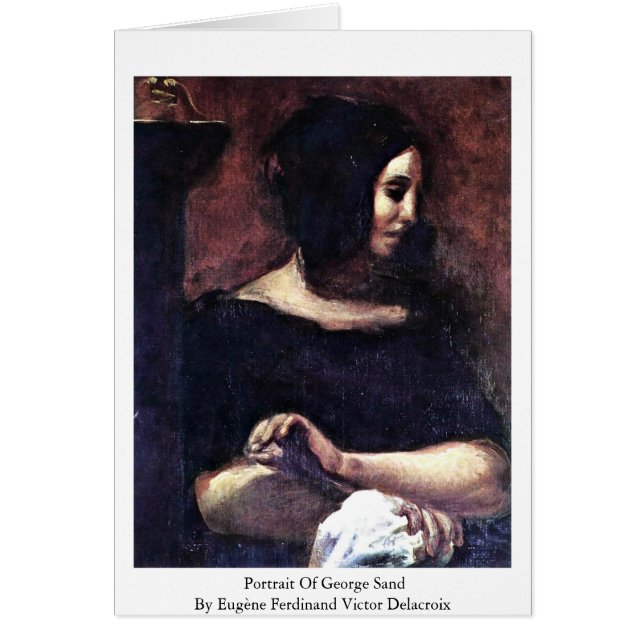 Portret van George Sand (Voorkant)