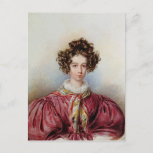 Portret van George Sand 1830 Briefkaart