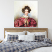 Portret van George Sand 1830 Canvas Afdruk (Insitu (Slaapkamer))