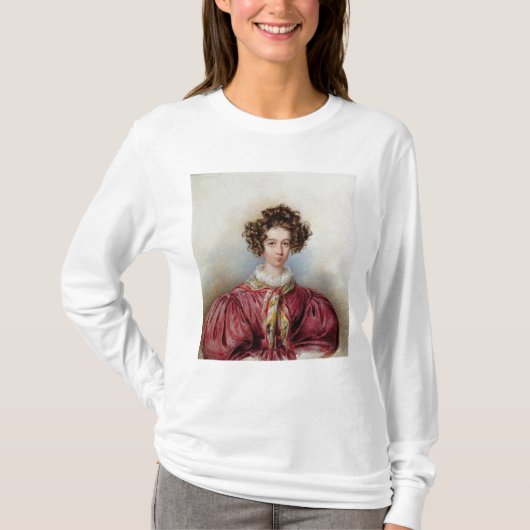 Portret van George Sand 1830 T-shirt (Voorkant)