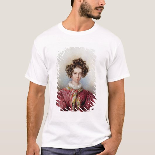 Portret van George Sand 1830 T-shirt (Voorkant)