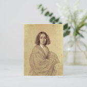 Portret van George Sand 1837 Briefkaart (Staand voorkant)