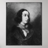 Portret van George Sand, 1838 Poster (Voorkant)