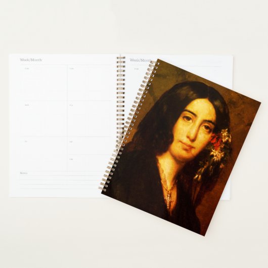 Portret van George Sand door Auguste Charpentier Planner (Display)