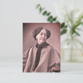 Portret van George Sand door Nadar Briefkaart (Staand voorkant)