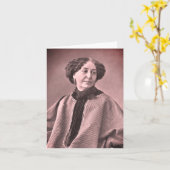 Portret van George Sand door Nadar Kaart (Gele Bloem)