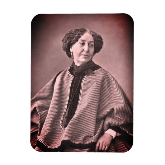 Portret van George Sand door Nadar Magneet (Verticaal)