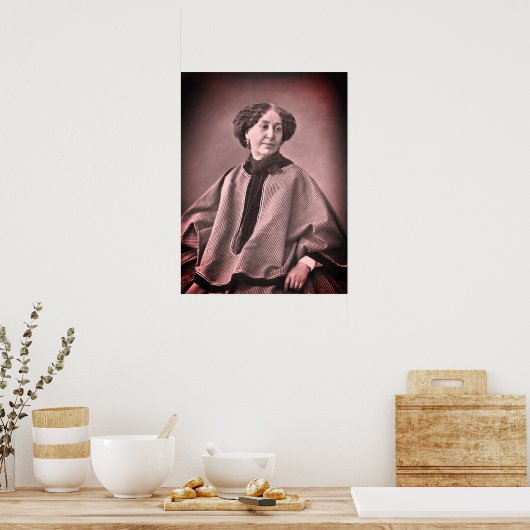 Portret van George Sand door Nadar Poster (Keuken)
