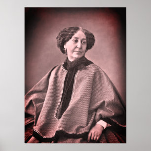 Portret van George Sand door Nadar Poster