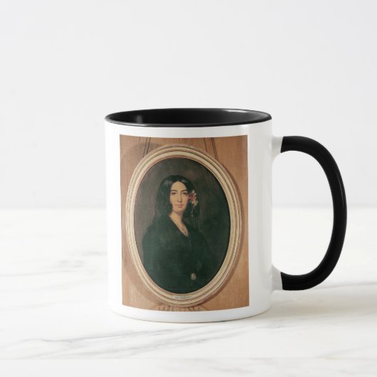 Portret van George Sand Mok (Rechts)