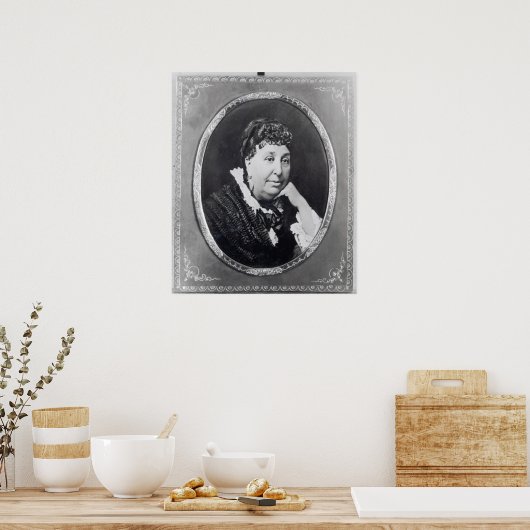 Portret van George Sand Poster (Keuken)