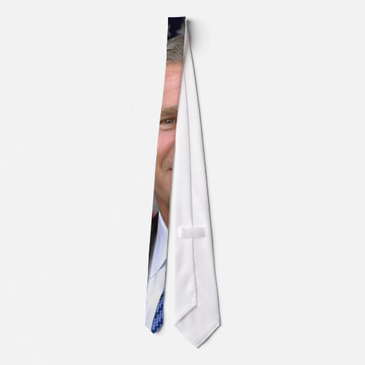 portret van George W. Struik Stropdas (Achterkant)