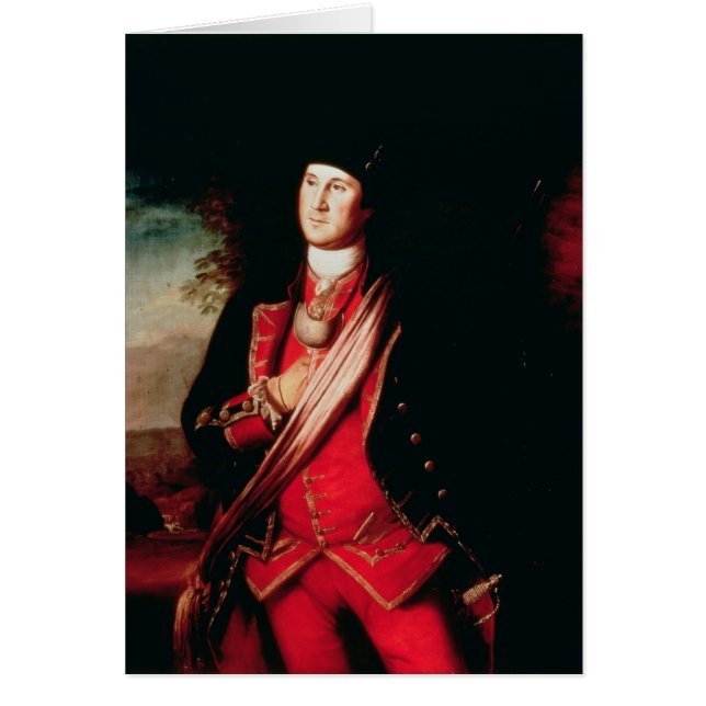 Portret van George Washington 1772 (Voorkant)