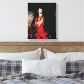 Portret van George Washington 1772 Canvas Afdruk (Insitu (Slaapkamer))