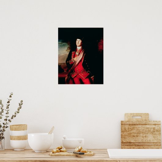 Portret van George Washington 1772 Poster (Keuken)