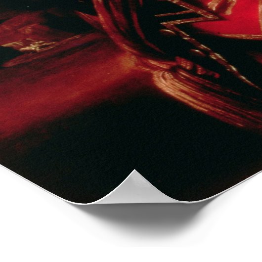 Portret van George Washington 1772 Poster (Hoek)