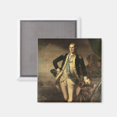 Portret van George Washington, 1779 Magneet (Voorkant / Achterkant)