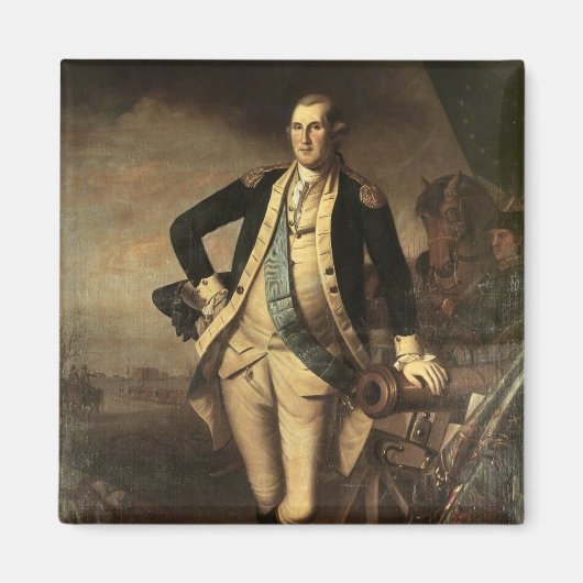 Portret van George Washington, 1779 Magneet (Voorkant)