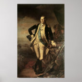 Portret van George Washington, 1779 Poster (Voorkant)