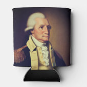 Portret van George Washington (1790) Blikjeskoeler (Achterkant)