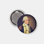 Portret van George Washington (1790) Magneet (Voorkant / Achterkant)
