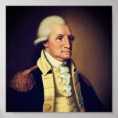 Portret van George Washington (1790) Poster (Voorkant)